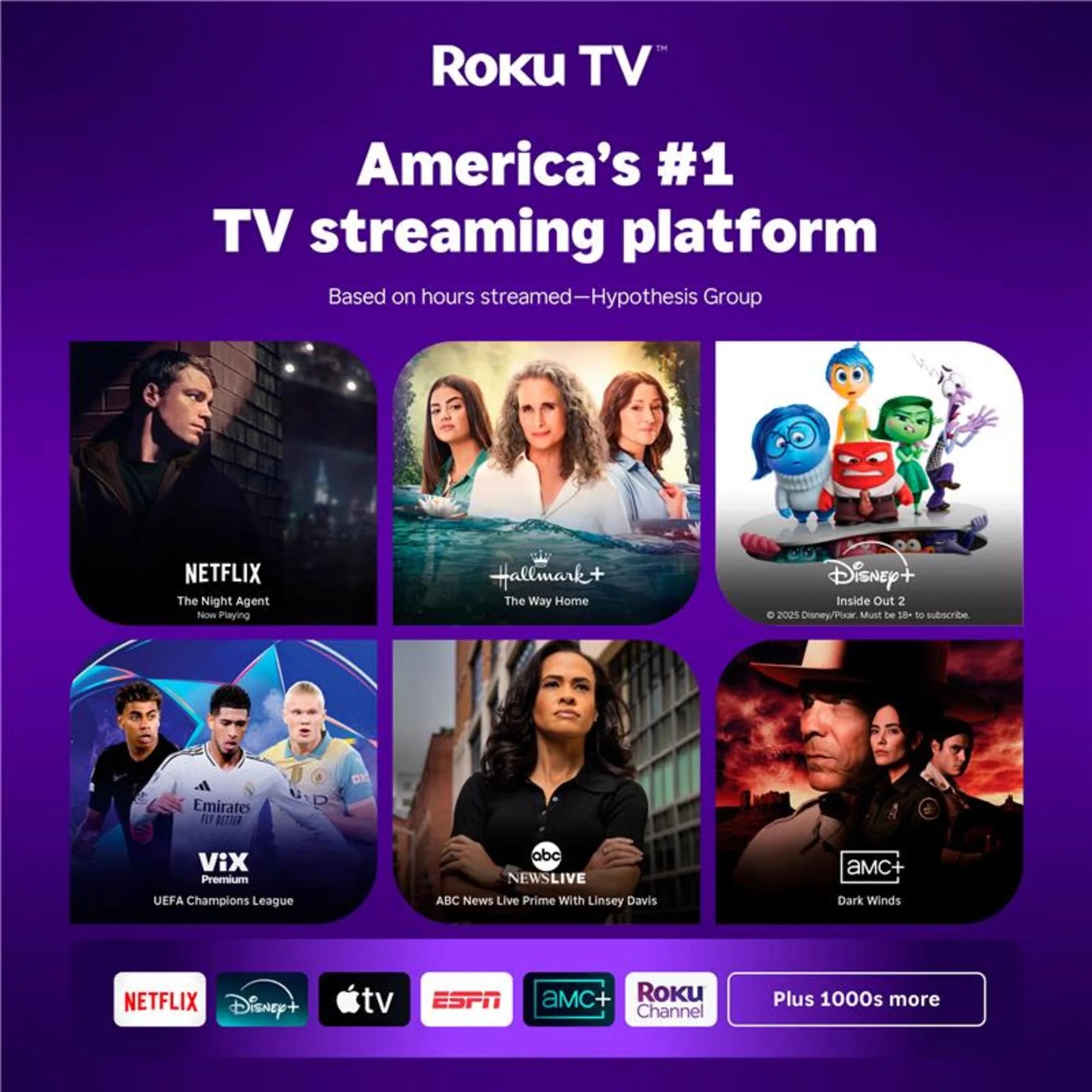 70” Class 4K UHD (2160P) LED Roku Smart Television HDR (100012588)