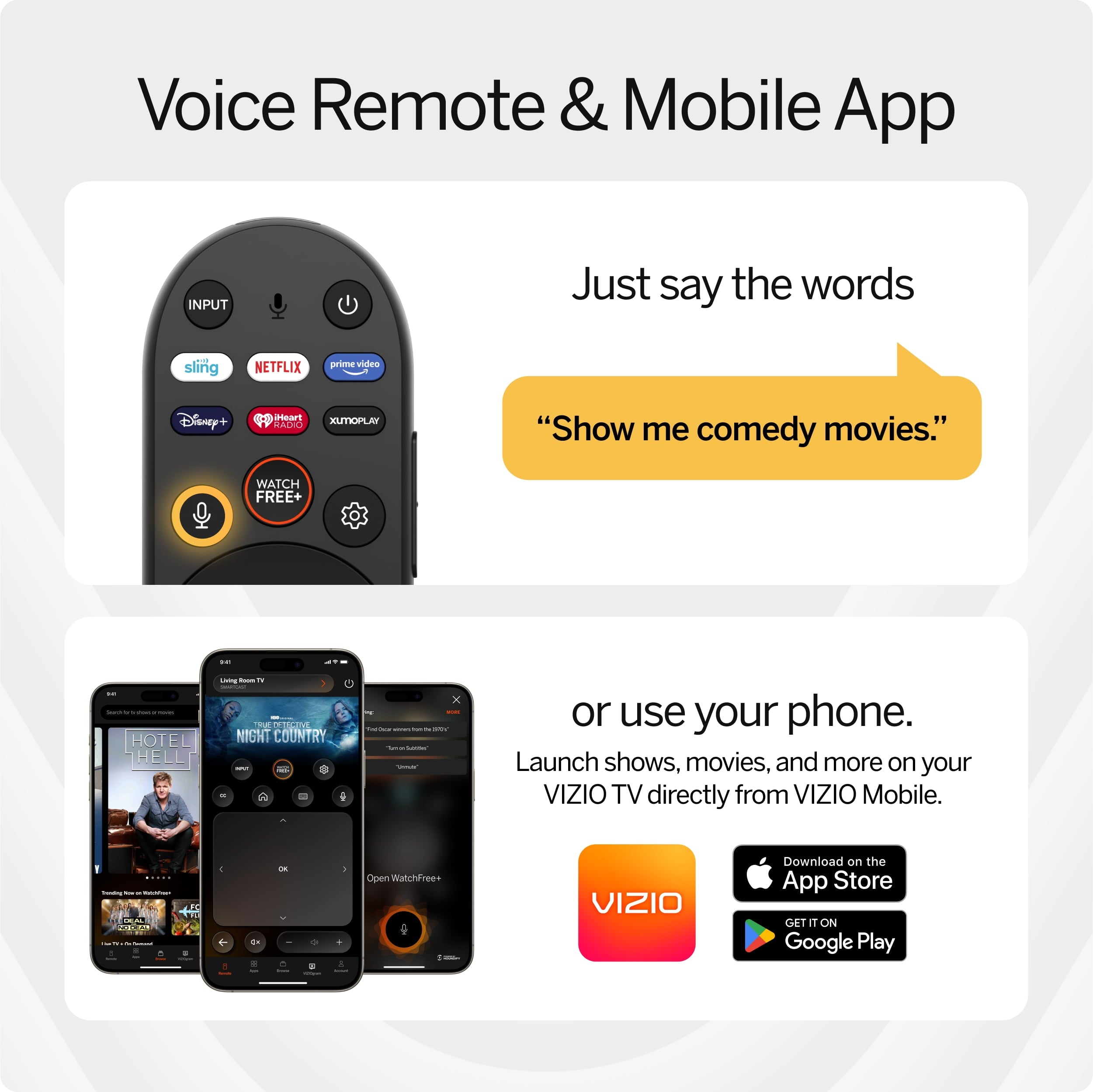 55” Class 4K UHD LED HDR Smart TV (V4K55M-08)