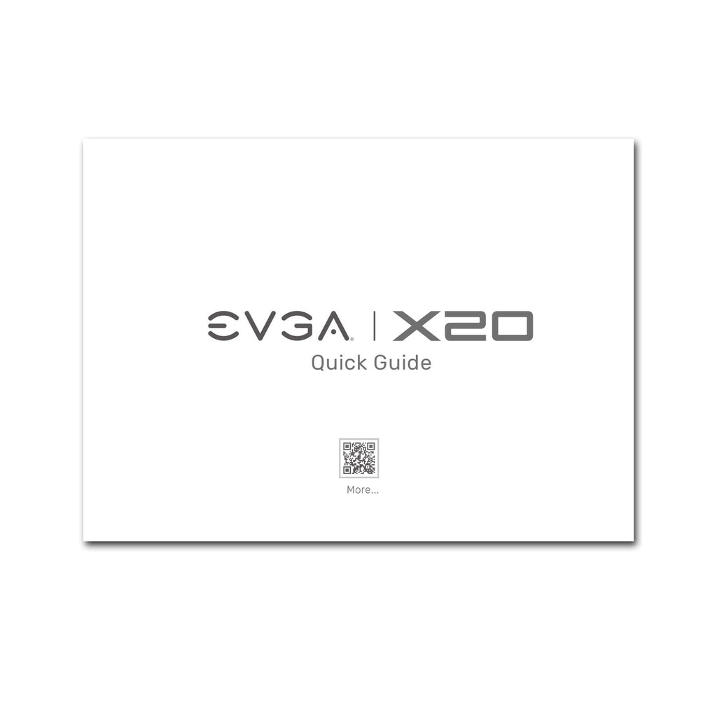 EVGA X20 Wireless Gaming Mouse 16000 DPI RGB Customizable 5 Profiles Black