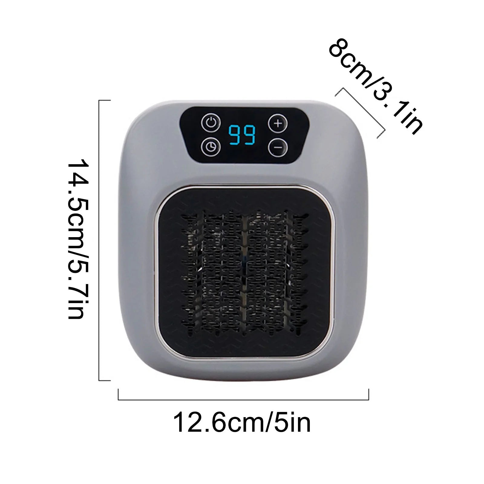 Space Heater - Room Heater, Camp Heater for Tent, Propane Heaters for Indoor Use, Space Heater Large Room, Floor Heater, Portable Heater for Camping, Plug in Baseboard Heater, under Desk Heater