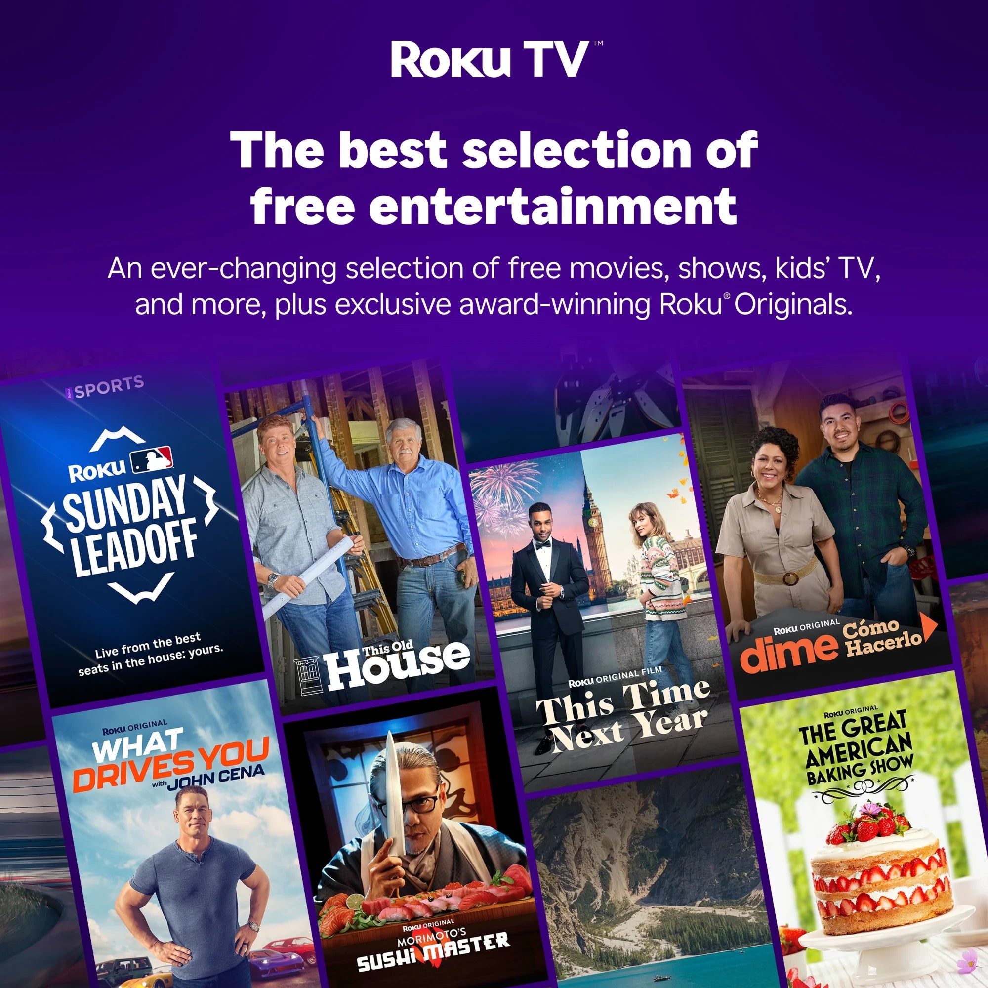 43” Class 4K UHD (2160P) LED Roku Smart Television HDR (100012584)