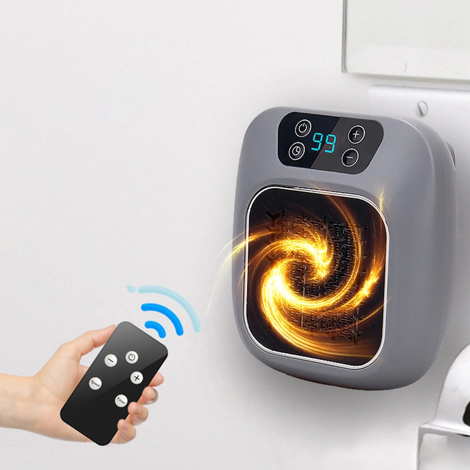 Space Heater - Room Heater, Camp Heater for Tent, Propane Heaters for Indoor Use, Space Heater Large Room, Floor Heater, Portable Heater for Camping, Plug in Baseboard Heater, under Desk Heater