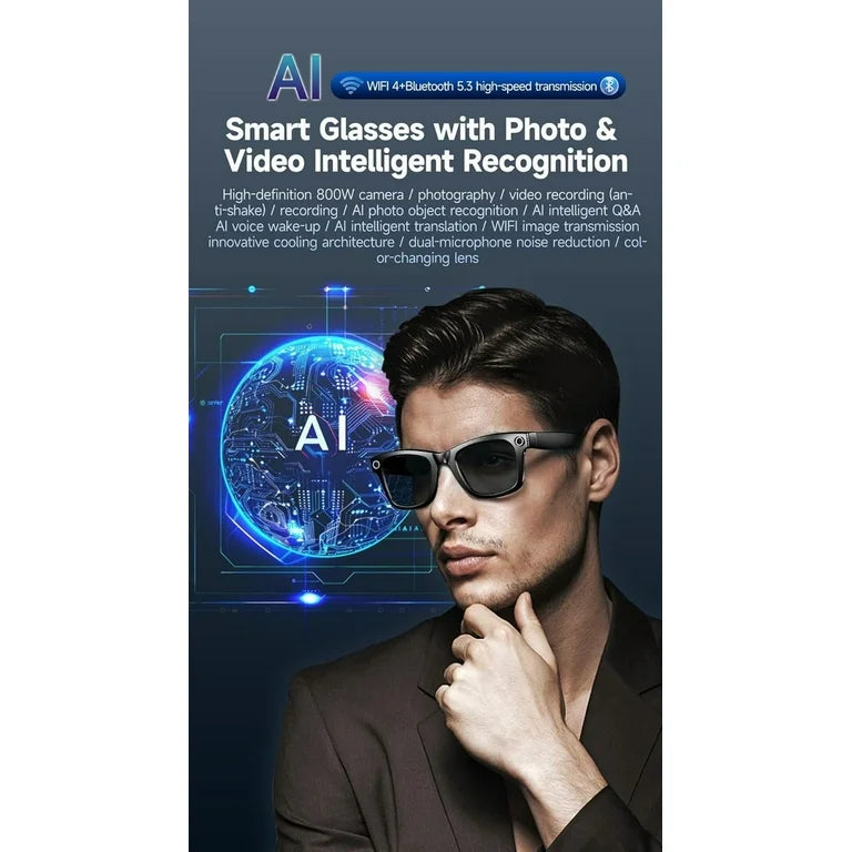 “Experience the Future — Sony AI Camera Glasses” AI Smart Glasses with Sony Camera