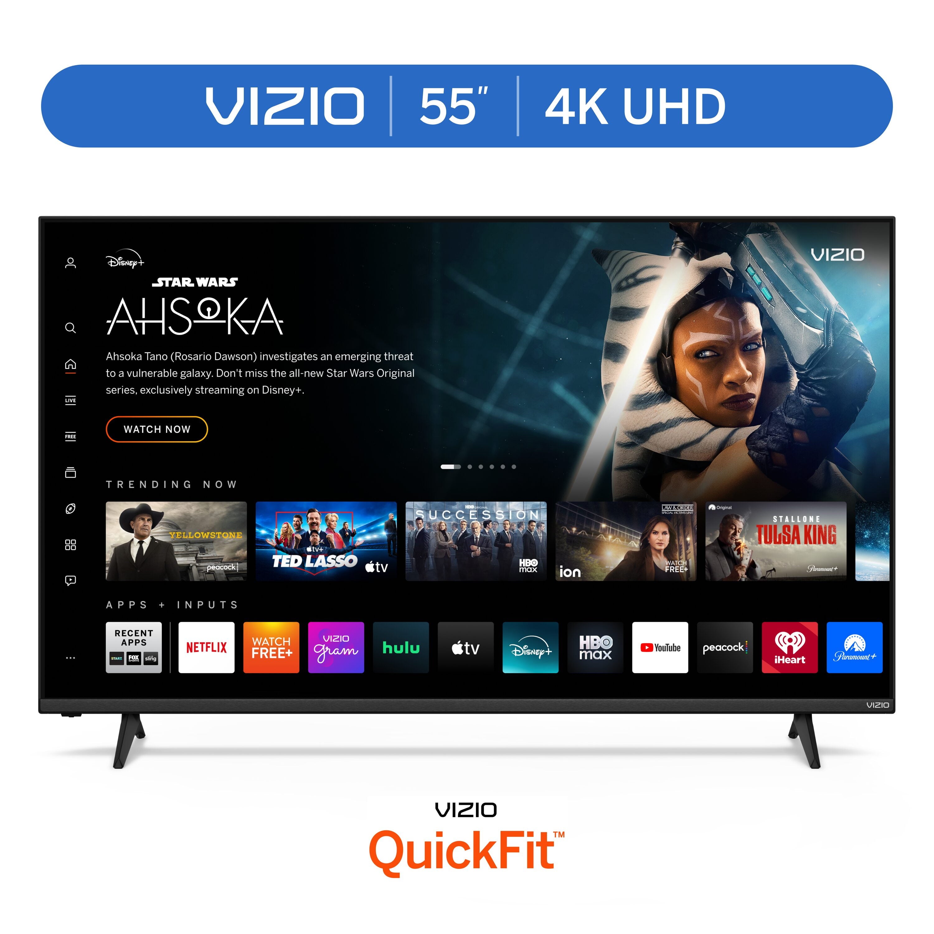 55” Class 4K UHD LED HDR Smart TV (V4K55M-08)