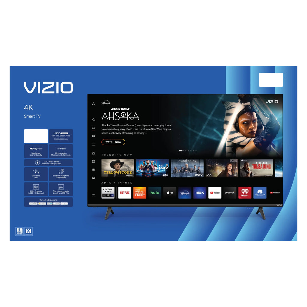 55” Class 4K UHD LED HDR Smart TV (V4K55M-08)