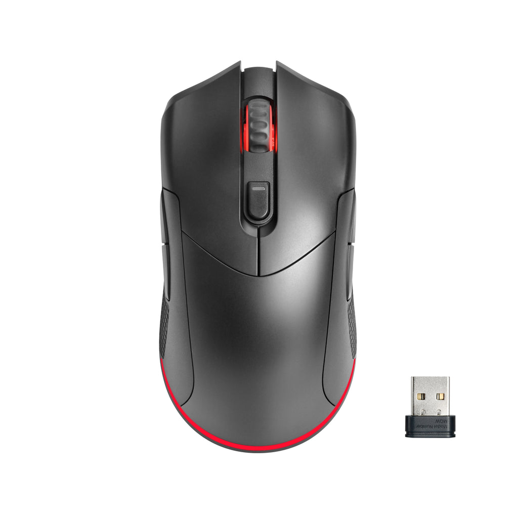 Rechargeable Wireless Gaming Mouse with LED Lighting, 8 Programmable Buttons