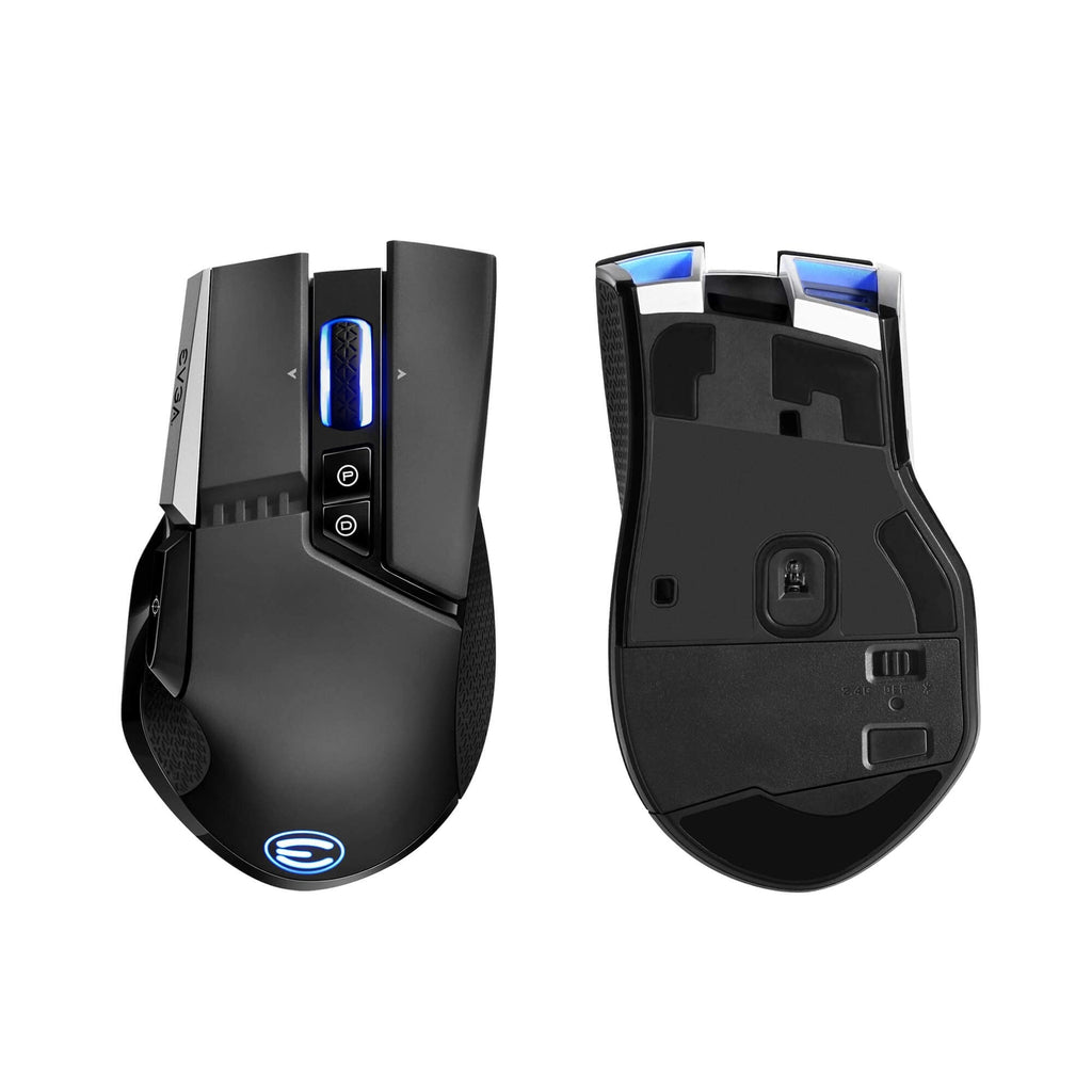 EVGA X20 Wireless Gaming Mouse 16000 DPI RGB Customizable 5 Profiles Black
